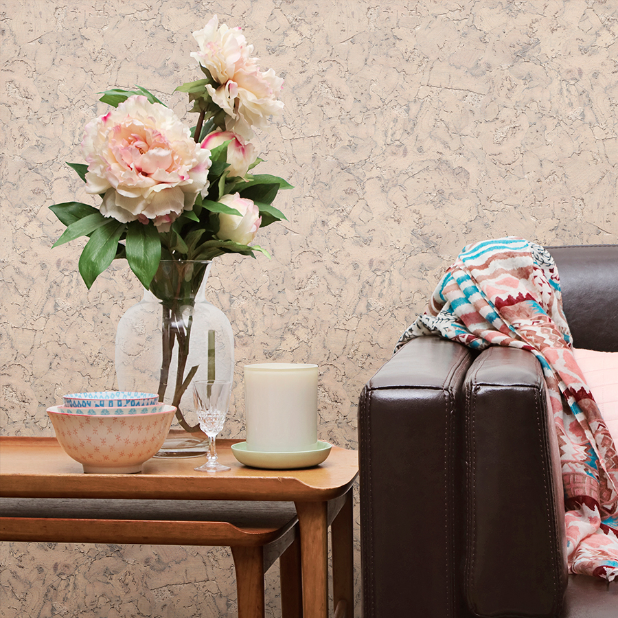 Пробковая стеновая панель Corkstyle Wall Design Monte Silver 600×300×3 фото в интерьере